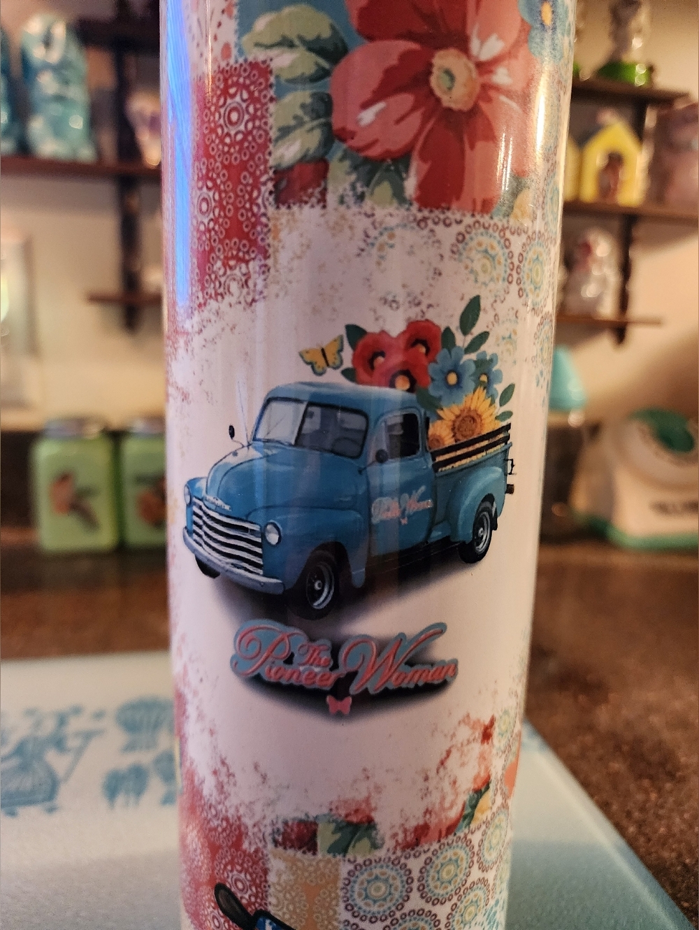 Pioneer Woman Large Insulated Tumbler